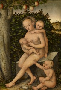 Caritas door Lucas Cranach the Elder